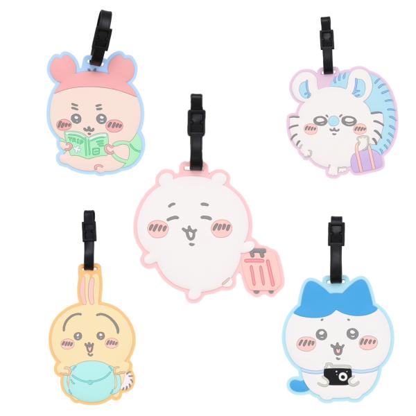 ちいかわ トラベルシリーズ ラゲッジタグ ちいかわ ／ ハチワレ ／ うさぎ ／ モモンガ ／ 古本...