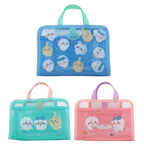 ちいかわ トラベルシリーズ スパバッグ ブルー グリーン ピンク ちいかわ ハチワレ うさぎ モモン...