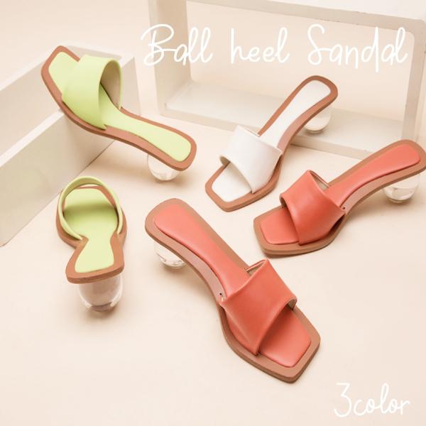 ボールヒールサンダル   フラットシューズ 婦人靴 レディースシューズ ローヒールサンダル フラット...