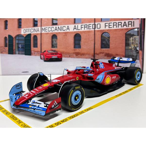セール！　Burago 1/18 Ferrari SF 24 Miami GP #16 CHARLE...