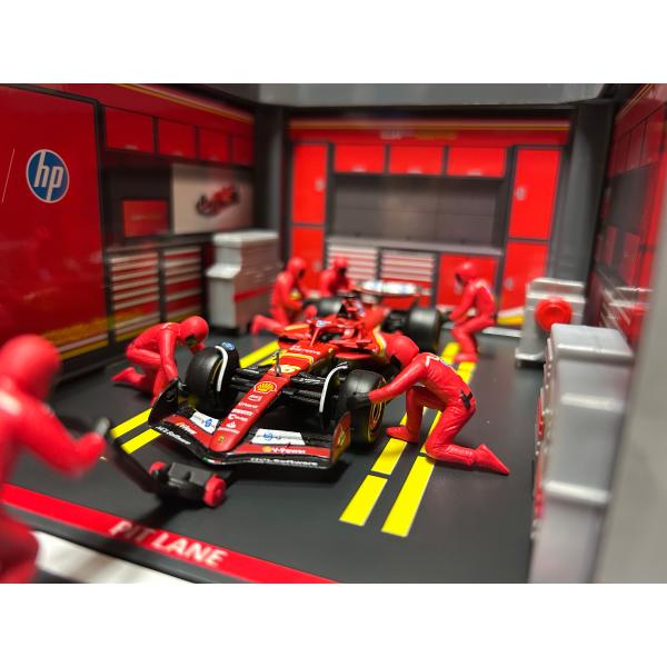 ＜予約品＞　Burago 1/43 Ferrari F1 SF 24 #16 CHARLES LEC...