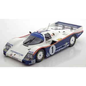 ミニカー Solido 1/18 ルマン ポルシェ 956 ＃7 白黄色 Porsche