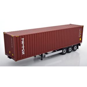 solido 1/24 コンテナトレーラー ブラウンの商品画像