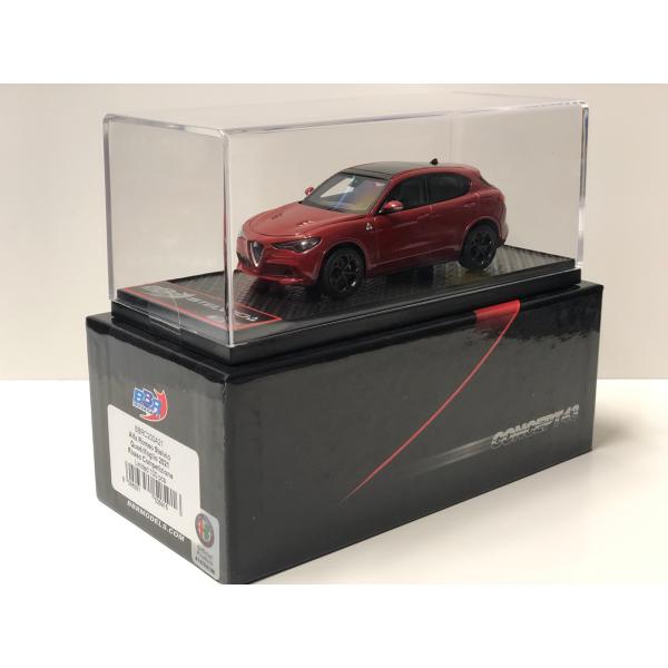 BBR 1/43 Alfa Romeo Stelvio Quadrifoglio Rosso Com...