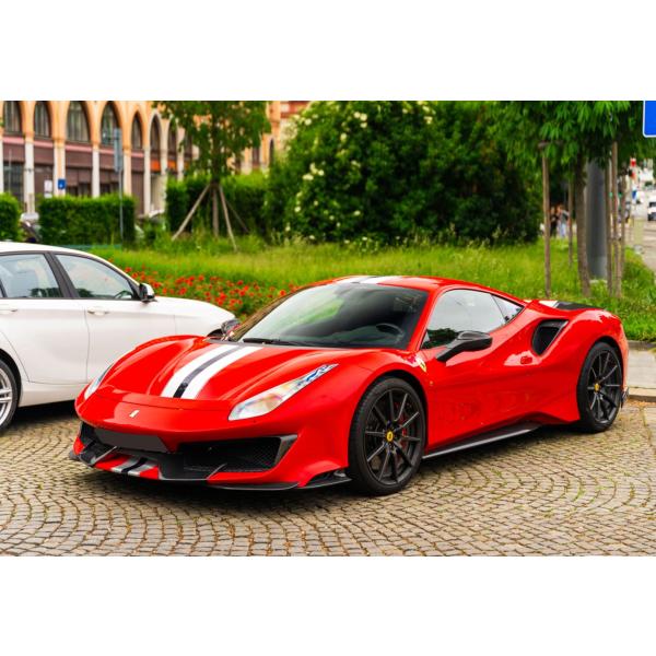 ＜予約品＞　BBR 1/43 Ferrari 488 PISTA Rosso Corsa Carbo...