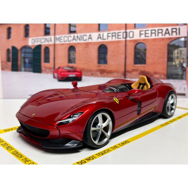 Burago signature 1/18 Ferrari MONZA SP1　レッドメタリック　フ...