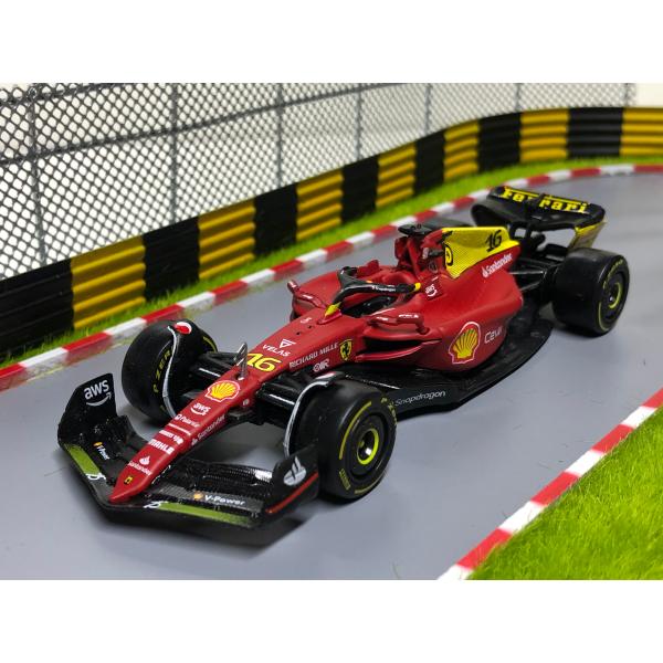Burago 1/43 Ferrari  F1 75 #16 CHARLES LECLERC MON...