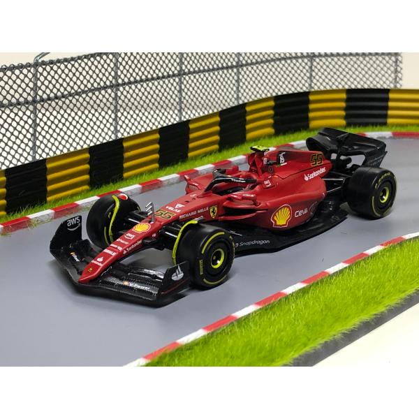 Burago 1/43 Ferrari F1 75 #55 CARLOS SAINZ　フェラーリ　サ...