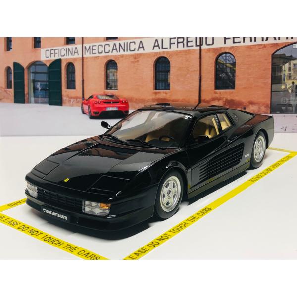 KK scale 1/18 Ferrari Testarossa 1986 ブラック　ダイキャスト製...