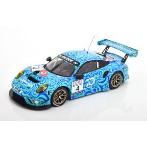 ixo Ixo 1/18 Porsche 911 GT3 R #98 24h Spa 2019 Rowe Racing
