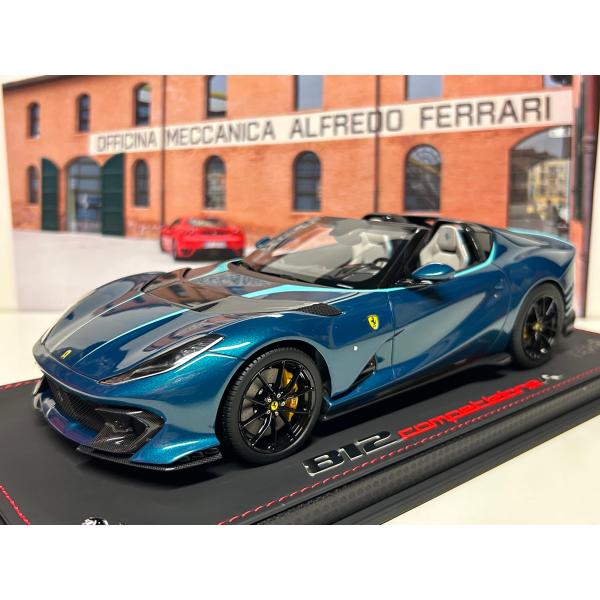 BBR 1/18 Ferrari 812 Competizione A Blu Capri　フェラー...