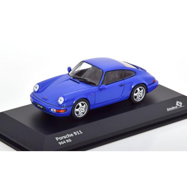 solido 1/43  Porsche 911 (964) RS　ブルー　ポルシェ