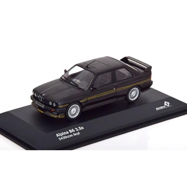 solido 1/43 BMW Alpina B6 3.5S E30　ブラックメタリック　アルピナ