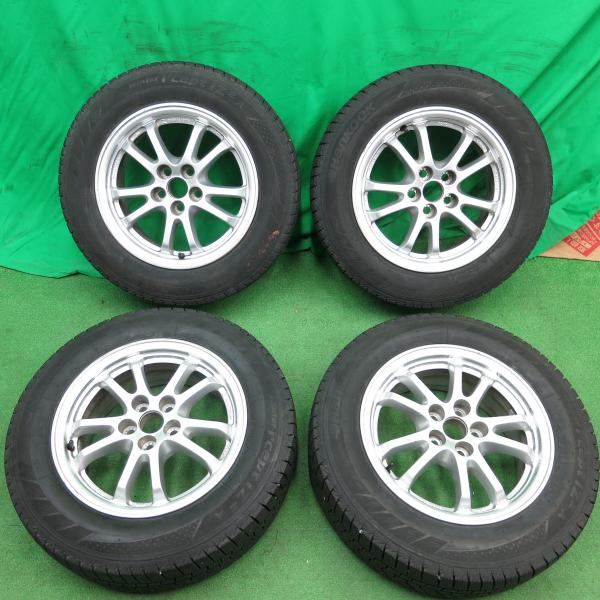 *送料無料* バリ溝！21年！9.5分★トヨタ 50系 プリウス 純正 195/65R15 スタッド...