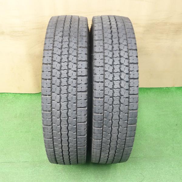 バリ溝！25年！9.5分！2本★トラック タイヤ 225/80R17.5 123/122L スタッド...