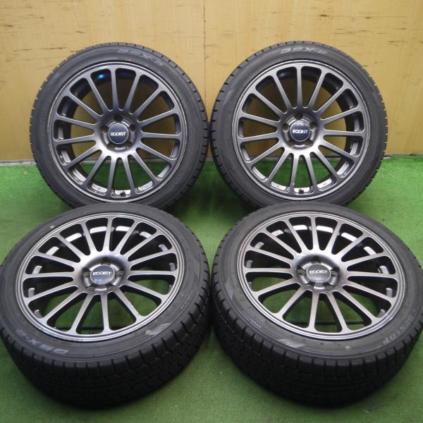 *送料無料* バリ溝！9.5分以上★スタッドレス 215/45R17 ダンロップ DSX-2 EGO...