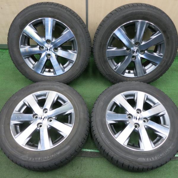 *送料無料* バリ溝！8.5分★ホンダ フリード 純正 185/65R15 スタッドレス ヨコハマ ...