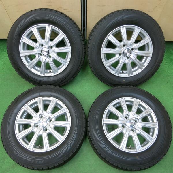 *送料無料* バリ溝！キレイ！ほぼ10分★スタッドレス 175/70R14 ブリヂストン ブリザック...