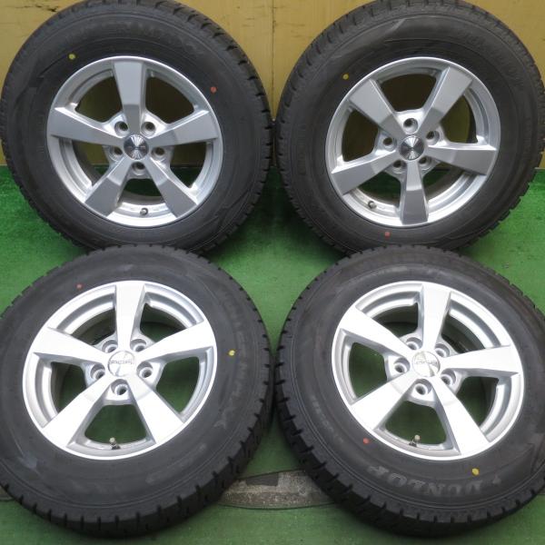 バリ溝！キレイ！9.5分★ワーゲン 等 AGA Nexta 185/70R14 スタッドレス ダンロ...