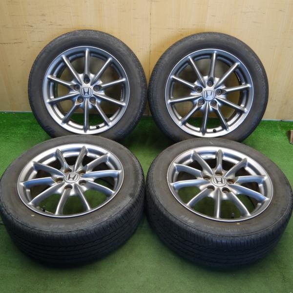 バリ溝！22年！8.5分★ホンダ オデッセイ アブソルート 純正 ENKEI 215/55R17 セ...