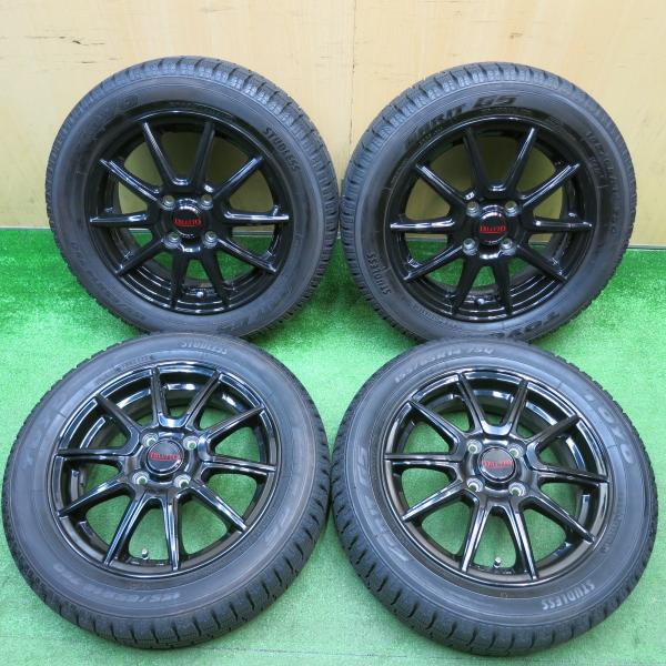 バリ溝！キレイ！9.5分以上★スタッドレス 155/65R14 トーヨー ガリット G5 DILET...