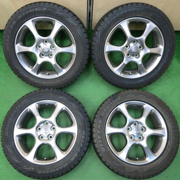 *送料無料*バリ溝！8.5分★トヨタ 50系 エスティマ 純正 225/55R17 スタッドレス ブ...