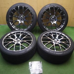 *送料無料* センサー付！バリ溝！22年！綺麗！9.5分★RAYS VR G16 VOLK RACING 鍛造 245/40R20 トーヨー トランパス LuII レイズ PCD114.3/5H★4043013Hノ｜garage-get