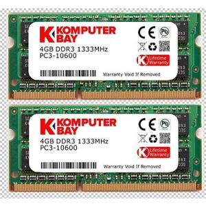 KB_MASTER_D3SODIMM 2X 4GB 1333MHz iMac 5052396005157