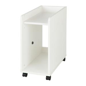 PCワゴン 白 キャスター付き YY-035PC