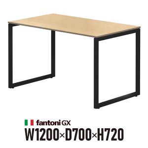 Garage（ガラージ） Garage fantoni GTデスク 木目 T字脚 配線穴付き