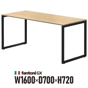 Garage（ガラージ） Garage fantoni GTデスク 木目 T字脚 配線穴付き