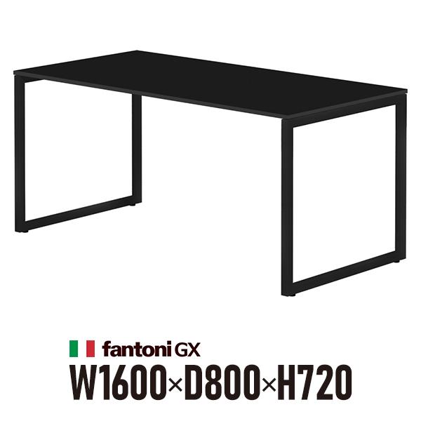 Garage fantoni GXデスク GX-168HBK 黒 ブラック脚 436467 W160...