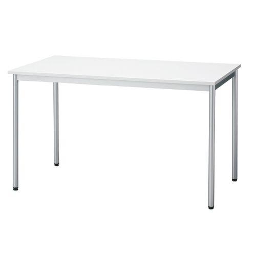 (組立設置迄) b-Foret ホワイト ワークテーブル 1200×700mm ミーティングテーブル...