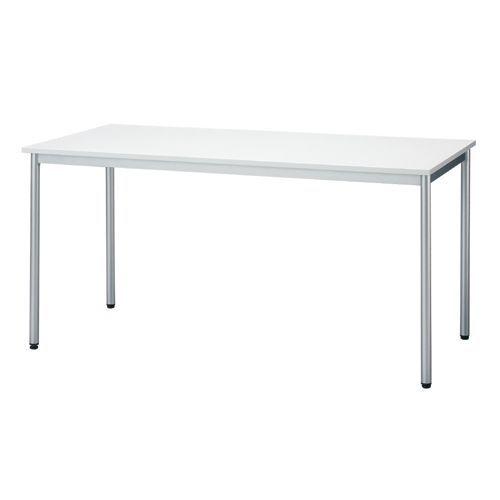 (組立設置迄) b-Foret ホワイト ワークテーブル 1400×700mm ミーティングテーブル...