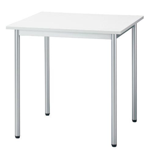 (組立設置迄) b-Foret ホワイト ワークテーブル 700mm ミーティングテーブル角テーブル...