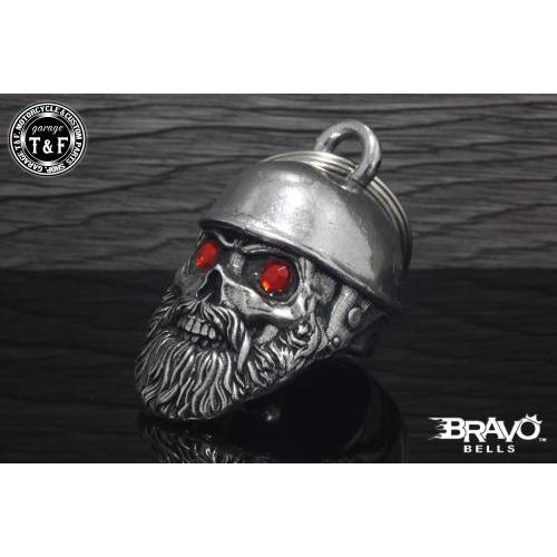 Bravo Bells(ブラボーベル) Helmet Skull Biker Diamond Bel...