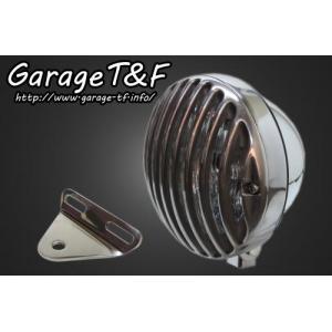 ドラッグスター400　5.75インチバードゲージヘッドライト(メッキ/ポリッシュ)&ライトステー(タイプA)KIT｜garage-tf