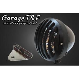 ドラッグスター400　4.5インチバードゲージヘッドライト(ブラック/ブラック)&ライトステー(タイプA)KIT｜garage-tf