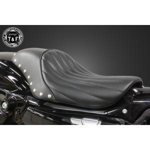 ハーレー スポーツスター ラペラ ベアボーンズ ソロシート 3.3ガロン Le Pera ベアボーンズ ソロシート ダイアモンドスティッチ 3.3