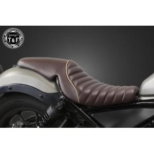 レブル250ローダウンシートタックロールタイプ レブル250/500用 ローダウンタックロール ダブルシート/ロング