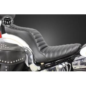 ラペラ製ソフテイル シート 社外 中古 バイク 部品 ハーレー エボ LN