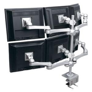 モニターアーム PC周辺機器 MODERNSOLID 液晶モニターアーム 水平多関節アーム 2段3列...