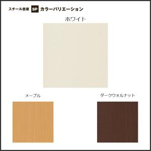 スチール書庫 ラック 両開き保管庫 W70xD...の詳細画像4