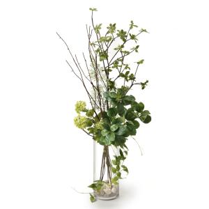 フェイクグリーン 観葉植物 ドウダンツツジ＆グリーン 高さ105cm インテリアグリーン オフィス オフィスグリーン