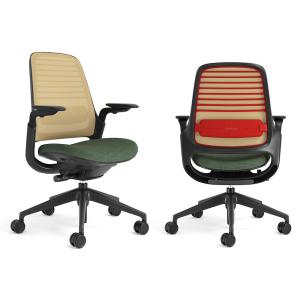 オフィスチェア Steelcase × Garage Series1 チェア アクセントレッド  435013｜garage-y-shop