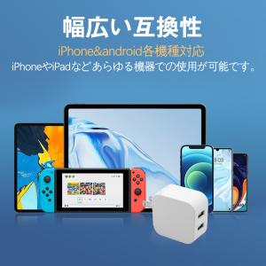 ACアダプター スマホ充電器 iPhone U...の詳細画像3
