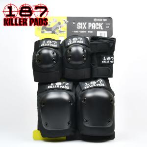 キラーパッド アダルト プロテクターセット 187 KILLER PADS ADULT SIX PACK スケートボード｜Voks