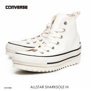 コンバース オールスター シャークソール ハイカット レディース ホワイト CONVERSE ALL STAR SHARKSOLE HI 31311032｜Voks