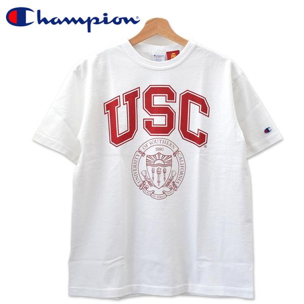 SALE チャンピオン アメリカ製 Tシャツ USC カレッジ 大学 Champion T-SHIR...