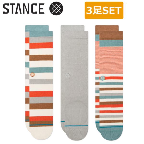 SALE メール便 スタンス ソックス 3足セット 靴下 STANCE WALDOS 3 PACK ...